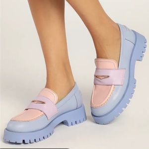 Steve Madden pastel loafers